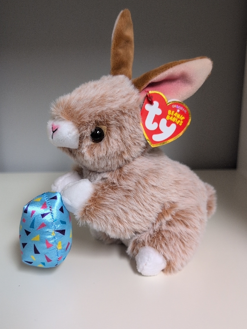 💜2/$20💜 Ty Beanie Babies Praline Bunny Rabbit Easter Egg BNWMT